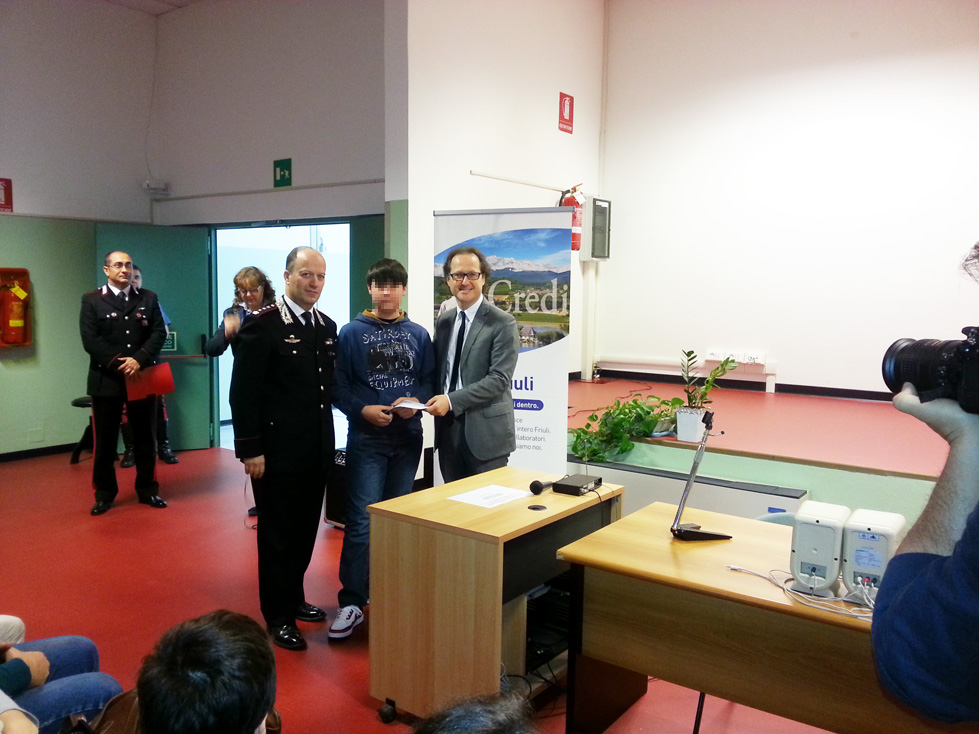 CrediFriuli Premiazione Carabinieri